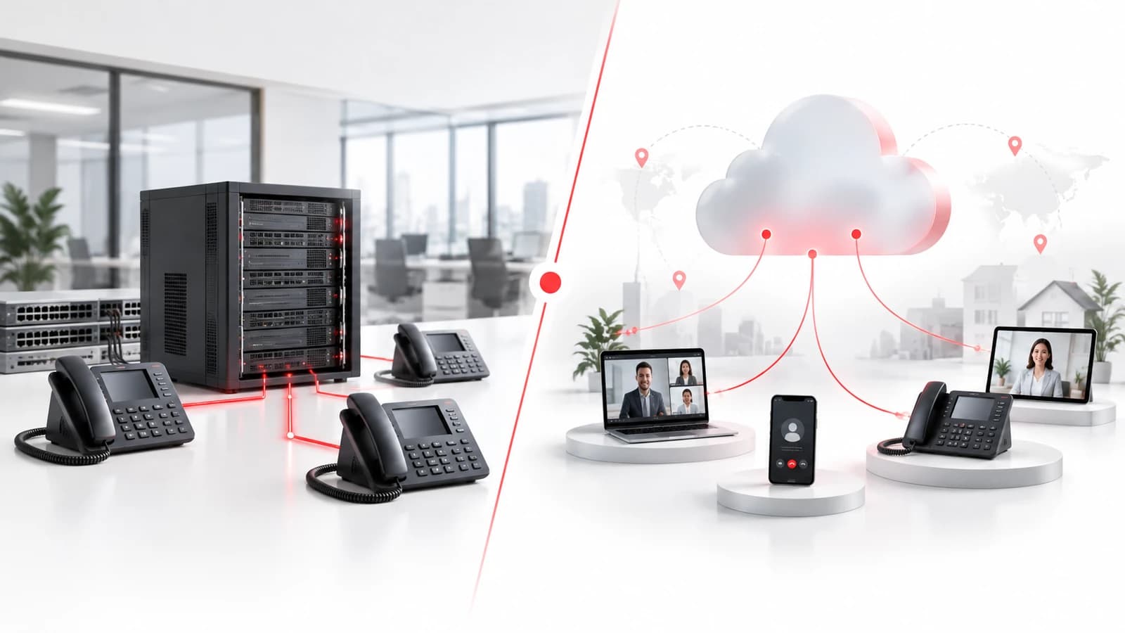 Şirket içi IP santral ile cloud santral mimarisinin karşılaştırılması