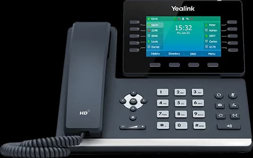 Yealink T54W renkli ekranlı masaüstü IP telefon
